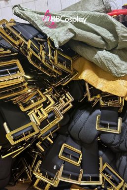 Thắt Lưng Đen Santa Claus - Thắt Lưng Ông Già Noel 6 X120Cm