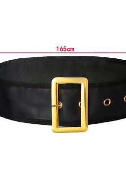 Thắt Lưng Đen Santa Claus - Thắt Lưng Ông Già Noel 6 X120Cm