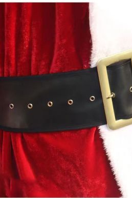 Thắt Lưng Đen Santa Claus - Thắt Lưng Ông Già Noel 6 X120Cm