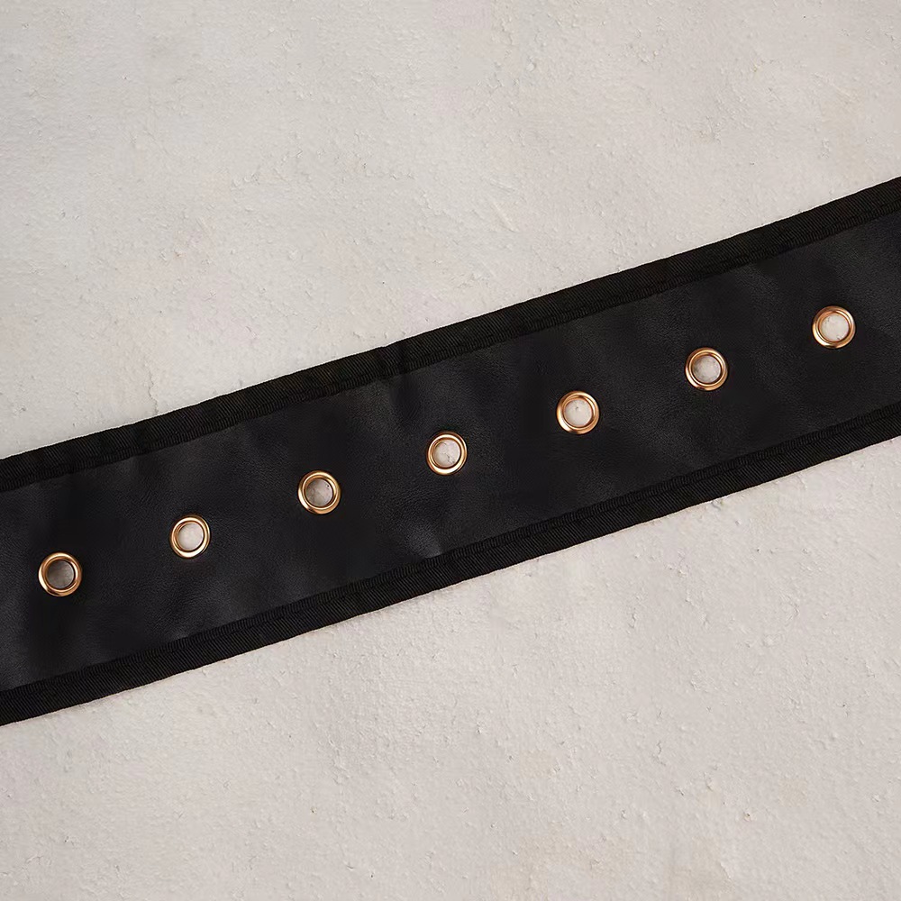 Thắt Lưng Đen Santa Claus - Thắt Lưng Ông Già Noel 6 X120Cm