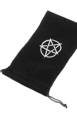Túi Đựng Bài Tarot Đen Nhung Mịn Màng - Bàn Tay Vô Cực