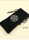 Túi Đựng Bài Tarot Đen Nhung Mịn Màng - Bàn Tay Vô Cực