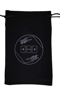 Túi Đựng Bài Tarot Đen Nhung Mịn Màng - Bàn Tay Vô Cực