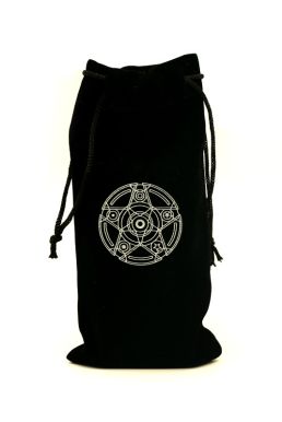 Túi Đựng Bài Tarot Đen Nhung Mịn Màng - Ngôi Sao Vô Cực
