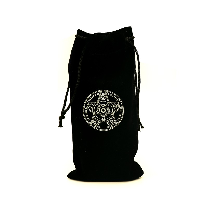 Túi Đựng Bài Tarot Đen Nhung Mịn Màng - Ngôi Sao Vô Cực