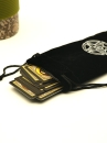 Túi Đựng Bài Tarot Đen Nhung Mịn Màng - Ngôi Sao 12 Cung