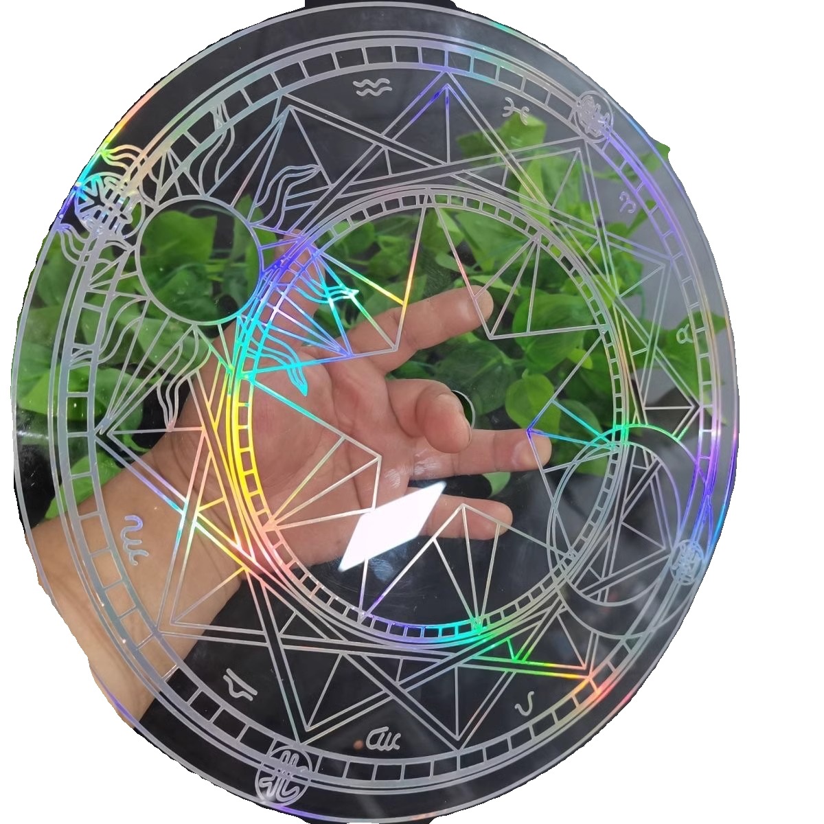 Vòng Tròn Ma Thuật Sakura - Đĩa Xoay Bài Sakura - Bảng Xoay Ma Thuật Sakura - Size 20Cm - Dạ Quang