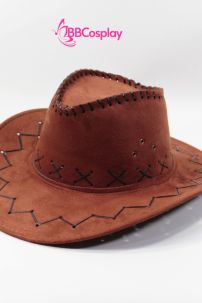 Nón Cao Bồi - Nâu Vàng