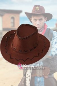 Nón Cao Bồi - Nâu Vàng