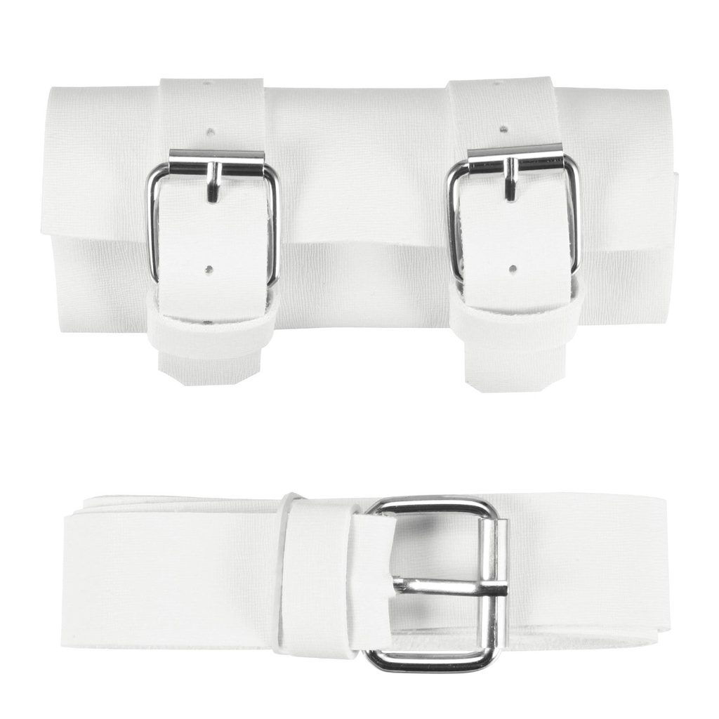 Thắt Lưng Đeo Kiếm - Đai Da Đeo Kiếm - Thắt Lưng Gắn Bao Kiếm - Loại 1 Kiếm Cao Cấp Màu Trắng (Dây Rút)