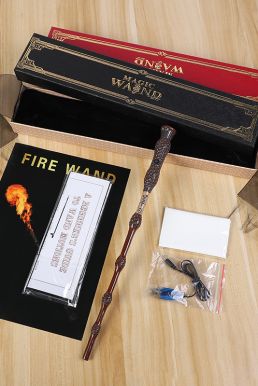 Đũa Phép Harry Potter Phóng Lửa Điện Kèm Sạc USB