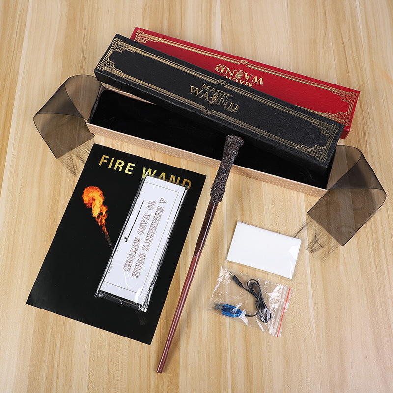 Đũa Phép Harry Potter Phóng Lửa Điện Kèm Sạc USB