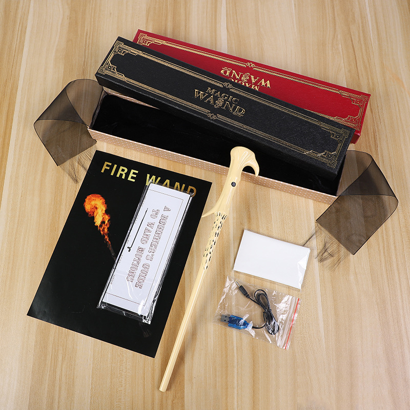 Đũa Phép Harry Potter Phóng Lửa Điện Kèm Sạc USB