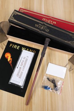 Đũa Phép Giáo Sư Snape Phóng Lửa Điện Kèm Sạc USB