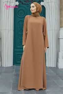 Đồ Nữ Hồi Giáo Trung Đông Abaya  - Màu Kaki
