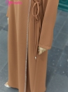 Trang Phục Nữ Hồi Giáo Trung Đông Abaya  - Màu Kaki