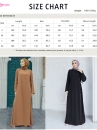 Trang Phục Nữ Hồi Giáo Trung Đông Abaya  - Màu Kaki