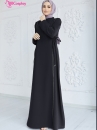 Trang Phục Nữ Hồi Giáo Trung Đông Abaya  - Màu Đen