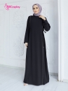 Trang Phục Nữ Hồi Giáo Trung Đông Abaya  - Màu Đen