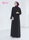 Trang Phục Nữ Hồi Giáo Trung Đông Abaya  - Màu Đen