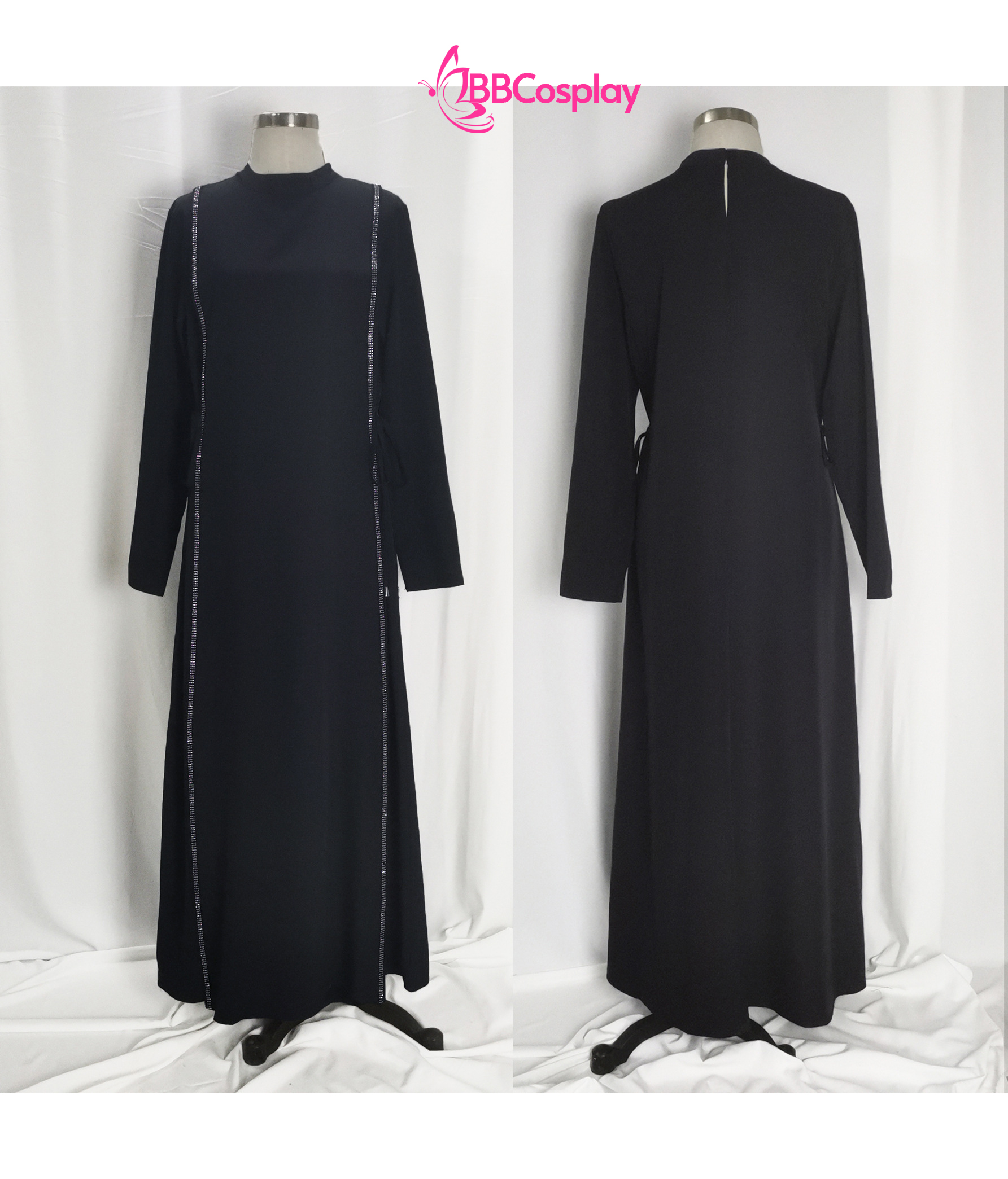 Trang Phục Nữ Hồi Giáo Trung Đông Abaya  - Màu Đen