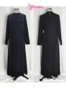 Trang Phục Nữ Hồi Giáo Trung Đông Abaya  - Màu Đen
