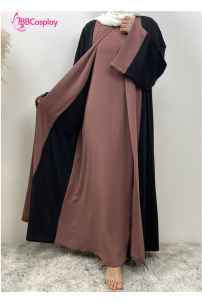 Đồ Nữ Hồi Giáo Trung Đông Abaya  - Màu Hồng Đất