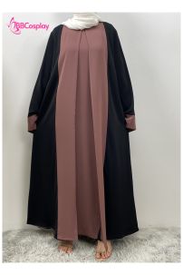 Đồ Nữ Hồi Giáo Trung Đông Abaya  - Màu Hồng Đất