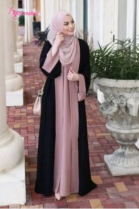 Đồ Nữ Hồi Giáo Trung Đông Abaya  - Màu Hồng Đất