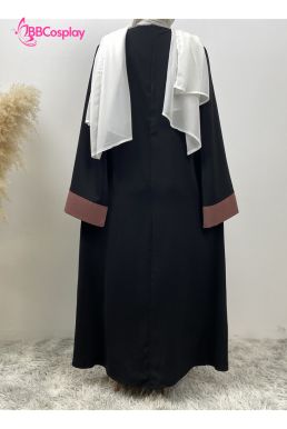 Trang Phục Nữ Hồi Giáo Trung Đông Abaya  - Màu Hồng Đất