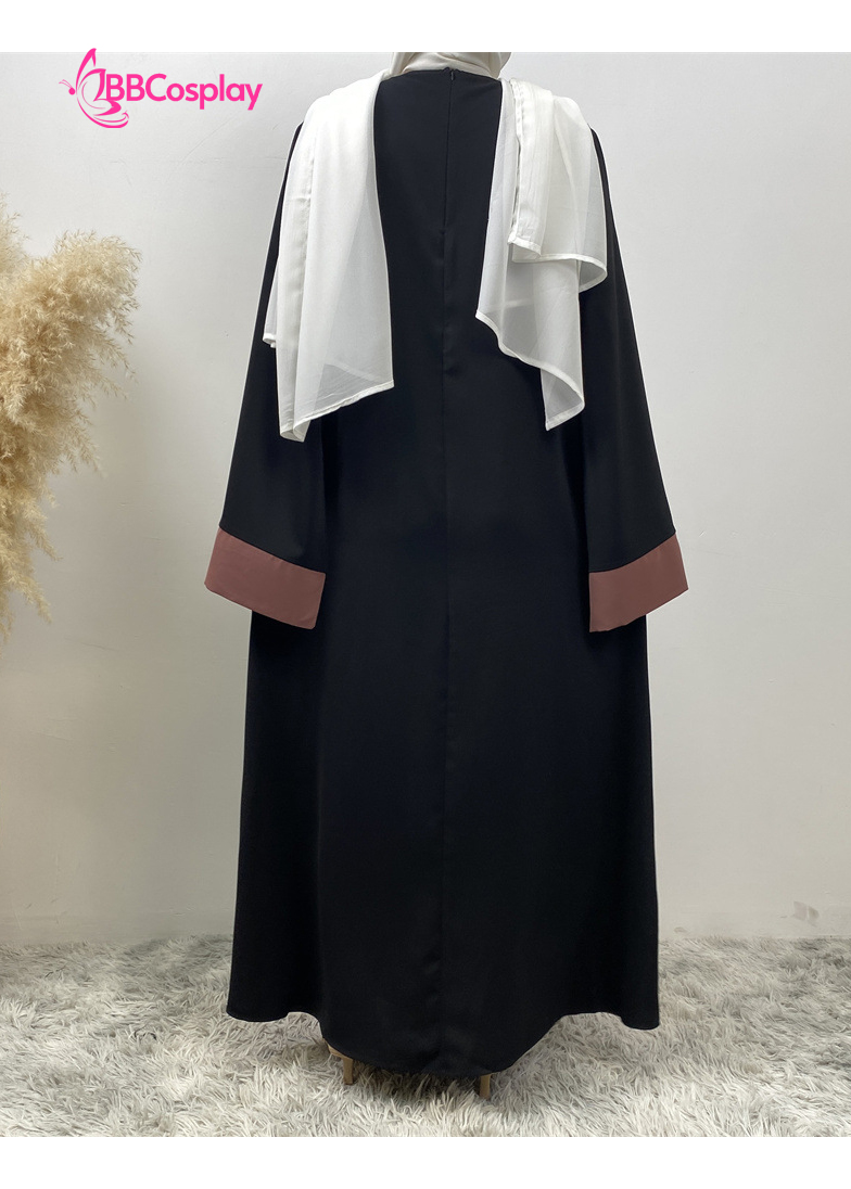 Trang Phục Nữ Hồi Giáo Trung Đông Abaya  - Màu Hồng Đất