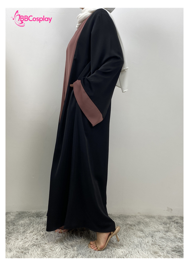 Trang Phục Nữ Hồi Giáo Trung Đông Abaya  - Màu Hồng Đất