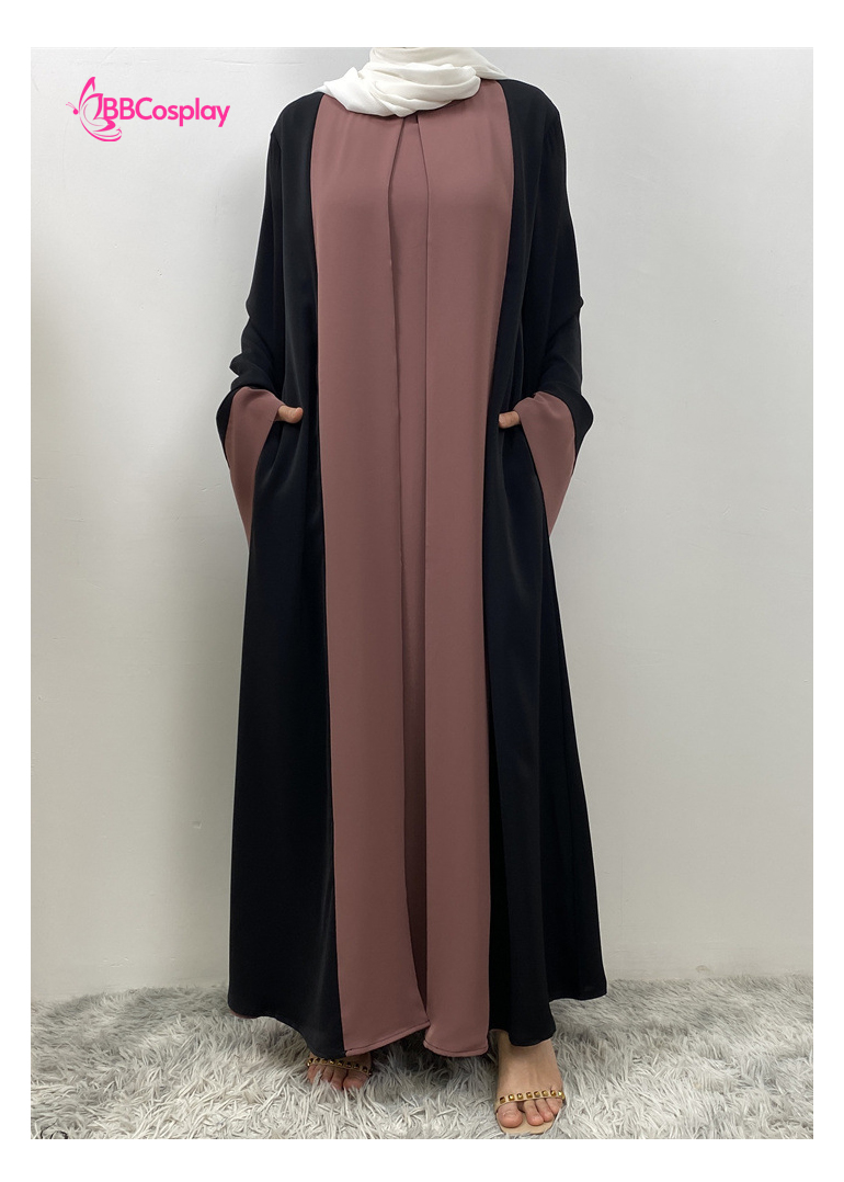 Trang Phục Nữ Hồi Giáo Trung Đông Abaya  - Màu Hồng Đất
