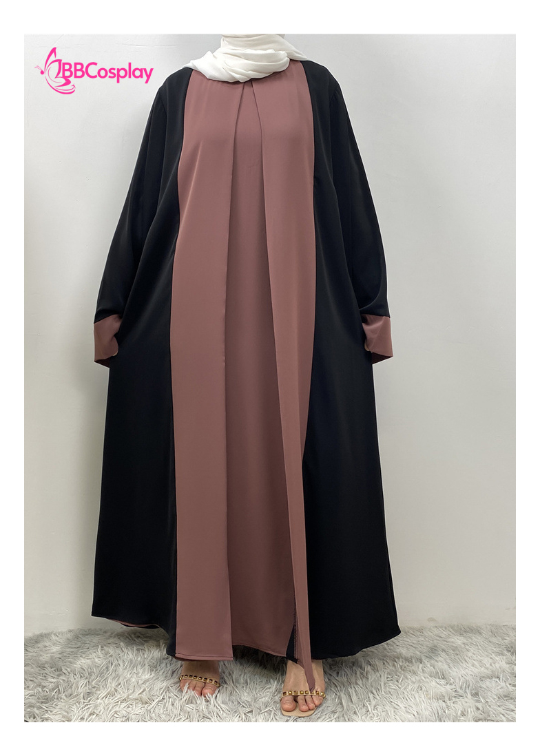 Trang Phục Nữ Hồi Giáo Trung Đông Abaya  - Màu Hồng Đất