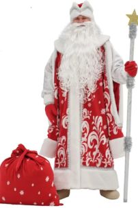 Đồ Ded Moroz Ông Già Tuyết Nước Nga - Màu Đỏ