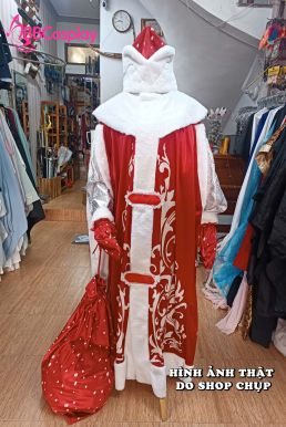 Trang Phục Ded Moroz Ông Già Tuyết Nước Nga - Màu Đỏ