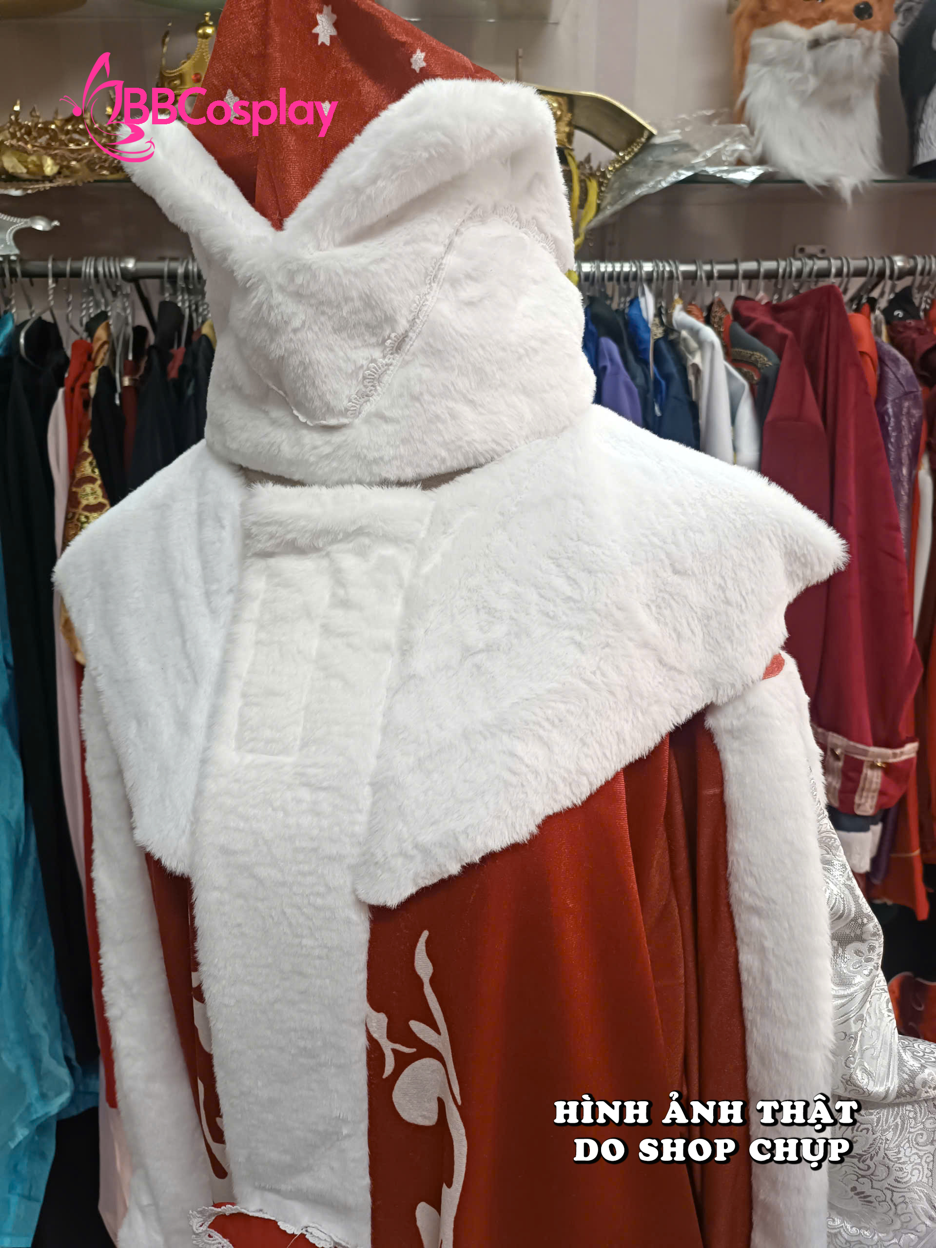 Trang Phục Ded Moroz Ông Già Tuyết Nước Nga - Màu Đỏ