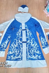 Đồ Ded Moroz Ông Già Tuyết Nước Nga - Màu Xanh Dương