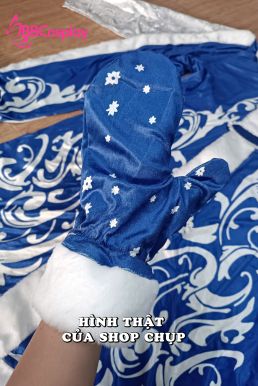 Trang Phục Ded Moroz Ông Già Tuyết Nước Nga - Màu Xanh Dương