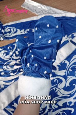 Trang Phục Ded Moroz Ông Già Tuyết Nước Nga - Màu Xanh Dương