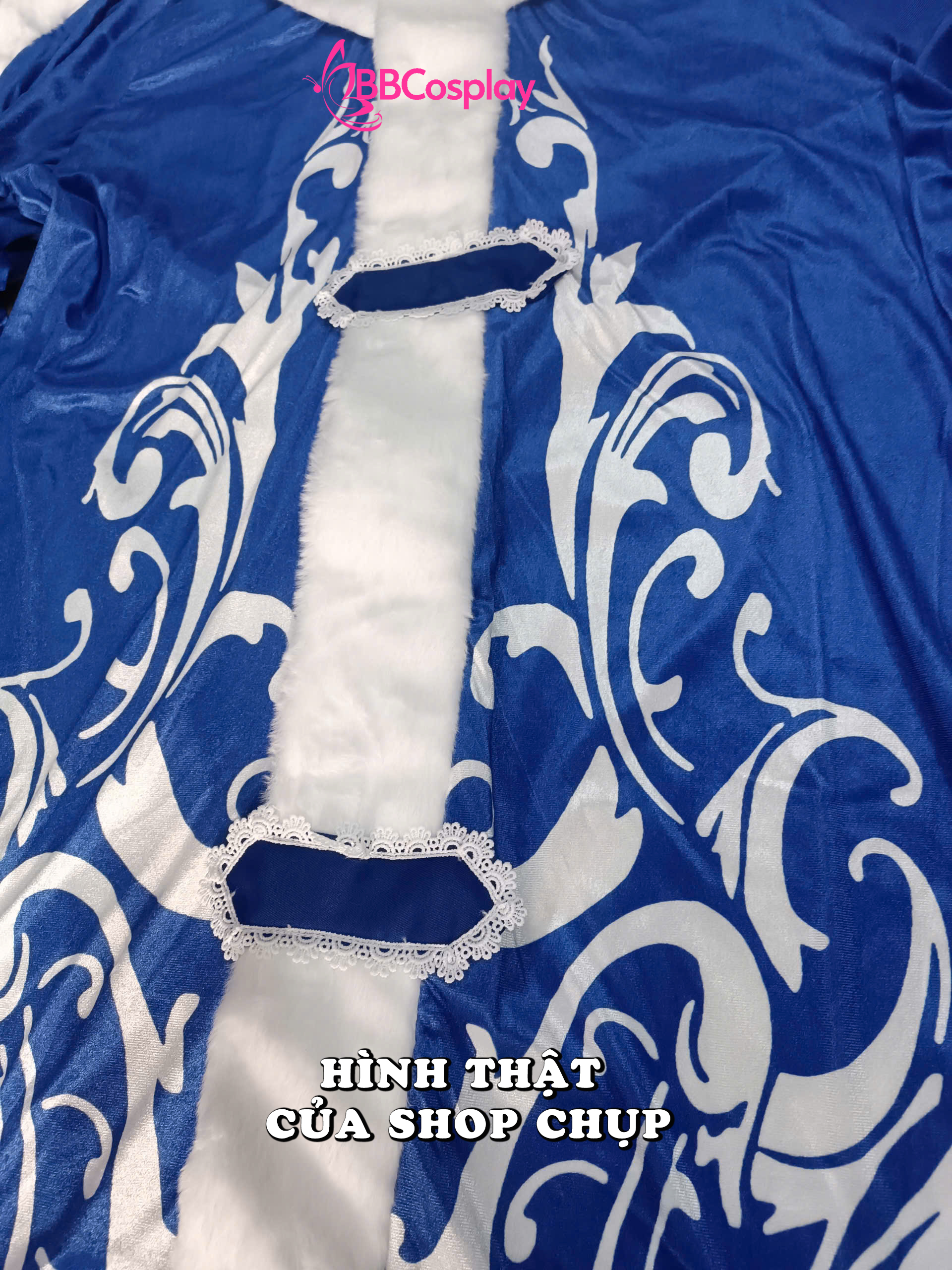 Trang Phục Ded Moroz Ông Già Tuyết Nước Nga - Màu Xanh Dương