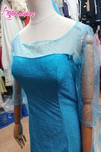 Đầm Nữ Hoàng Băng Giá Elsa Dáng Đuôi Cá - MẪU SHOP MAY