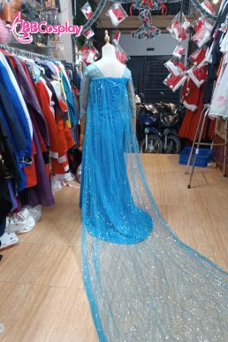 Đầm Nữ Hoàng Băng Giá Elsa Dáng Đuôi Cá - MẪU SHOP MAY