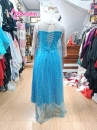 Đầm Nữ Hoàng Băng Giá Elsa Dạng Đầm Xoè Vải Kim Sa Xanh Nhạt - HÀNG SHOP MAY