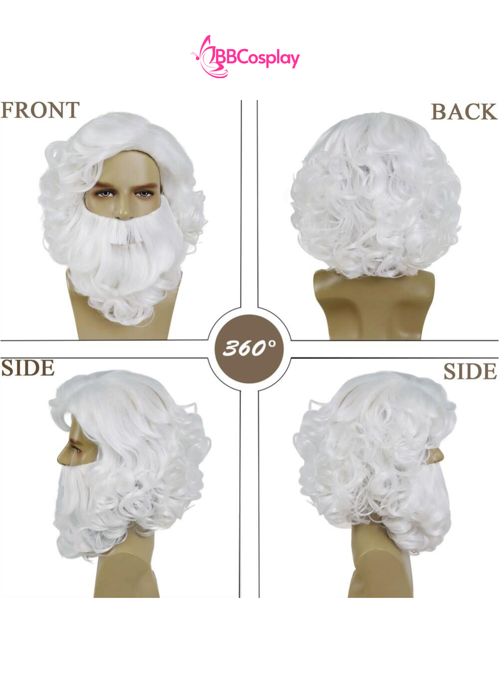 Tóc Giả Và Râu Ông Già NOEL -