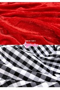 Đầm Hoá Trang Cô Bé Quàng Khăn Đỏ Váy Caro Đáng Yêu Cho Bé