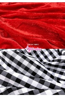 Đầm Hoá Trang Cô Bé Quàng Khăn Đỏ Váy Caro Đáng Yêu Cho Bé