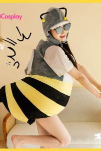 Đồ Mascot Con Ong Vàng Đầu Cá Mập