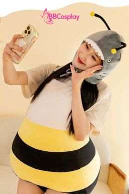 Trang Phục Mascot Con Ong Vàng Đầu Cá Mập