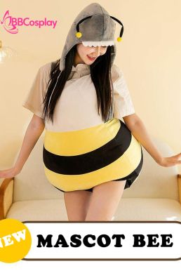 Trang Phục Mascot Con Ong Vàng Đầu Cá Mập